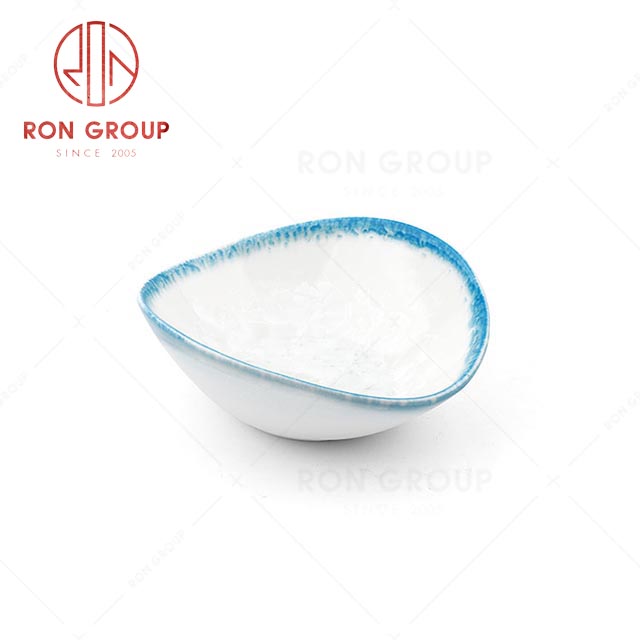 RN0660P00466 Wholesale High Quality Classic Style  Ceramic Egg-shape Bowl