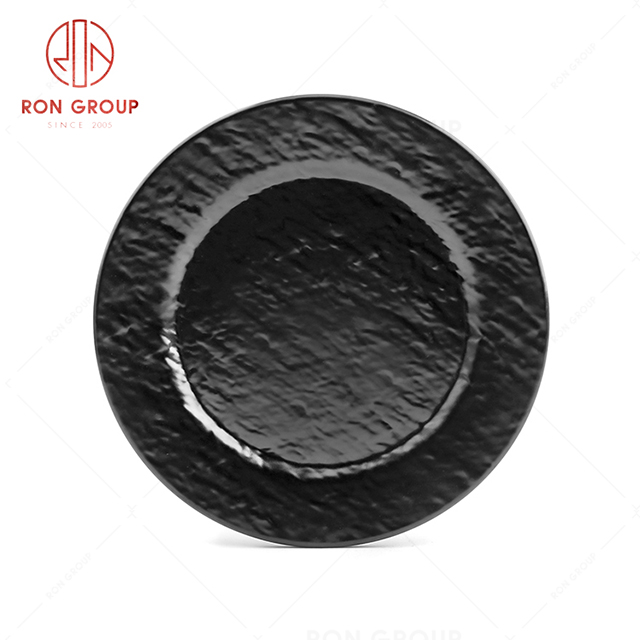 Elegant style western restaurant tableware steak salad noodle rounded plate