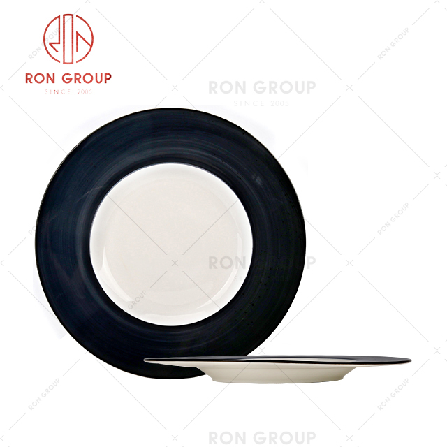 good quality ceramic plate manufacturer chinese factory porcelain flat plate