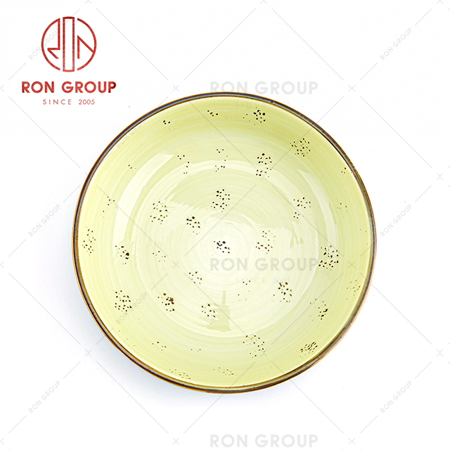 Wholesale Ceramic Set Dinnerware For Restaurant Serving Soup Plate