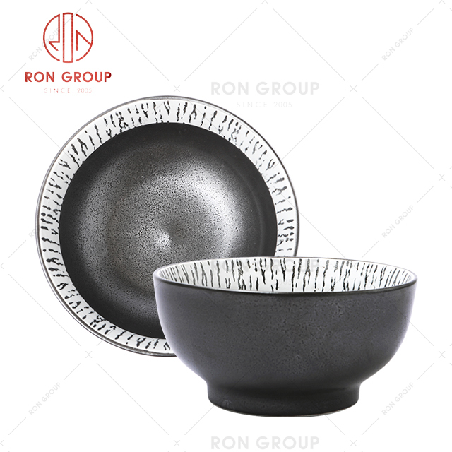 China supplier small rice pudding bowl morden noodle bowl for Chinese restaurant