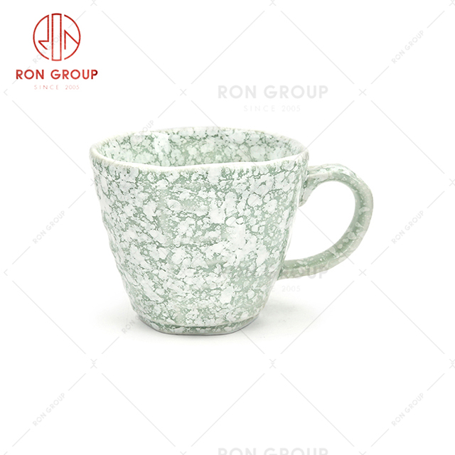 Sober elegant style hotel afternoon tea ceramic cup restaurant dinner wine water cup