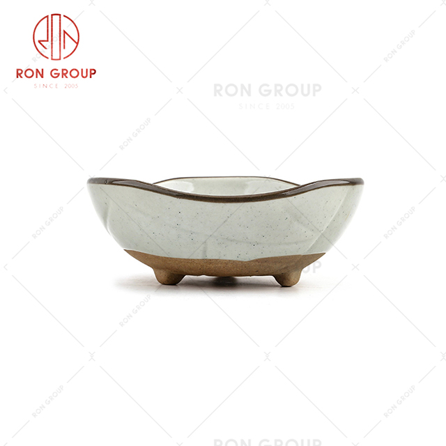 New style restaurant commemorative tableware family party  gift three feet bowl