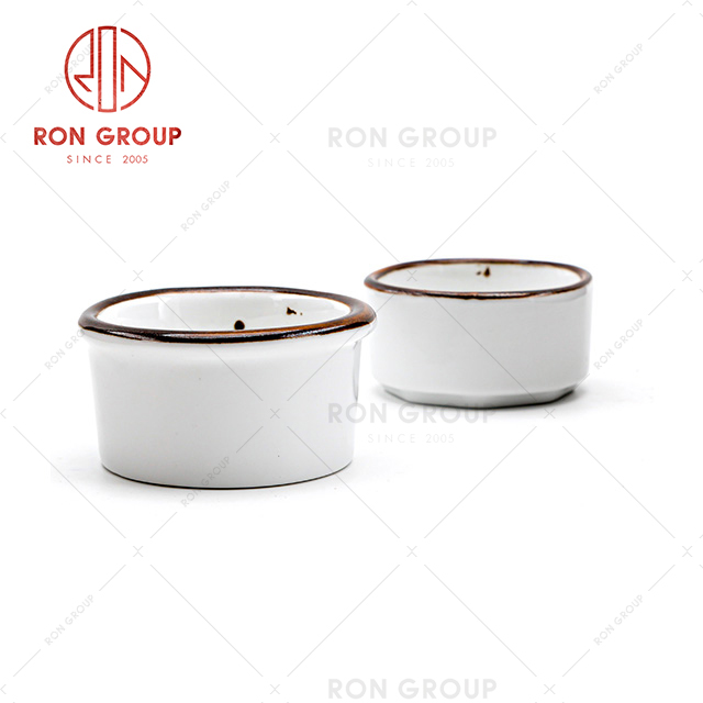 High Quality Dinnerware Ceramic Small Bowl Dish Restaurant Serving Dishes