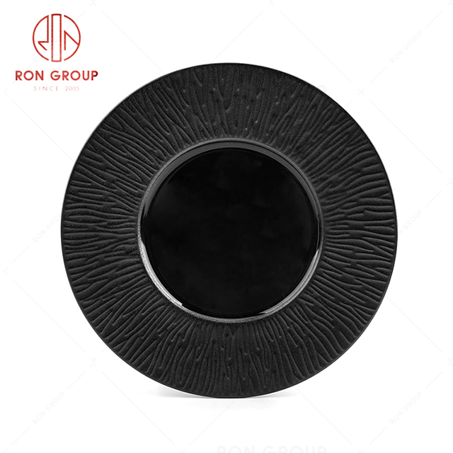 Interesting modern style restaurant hotel tableware tree gain round plate