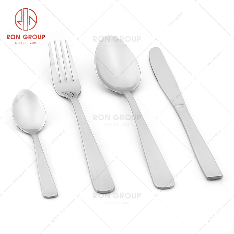 Simply style restaurant tableware hotel activity cutlery dinner knife fork spoon