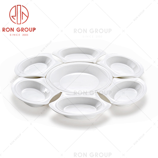 Special shape designs different specifications high-quality affordable restaurant tableware sauce plate