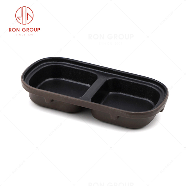 RN0004M00175 Hot Sale High Quality Durable Melamine  Double Lattice Plate