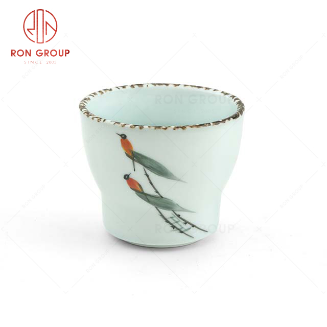 RonGroup Hand Drawing Magple Sophisticated  Design Tableware  Collection​ - Ceramic Dinnerware Cup