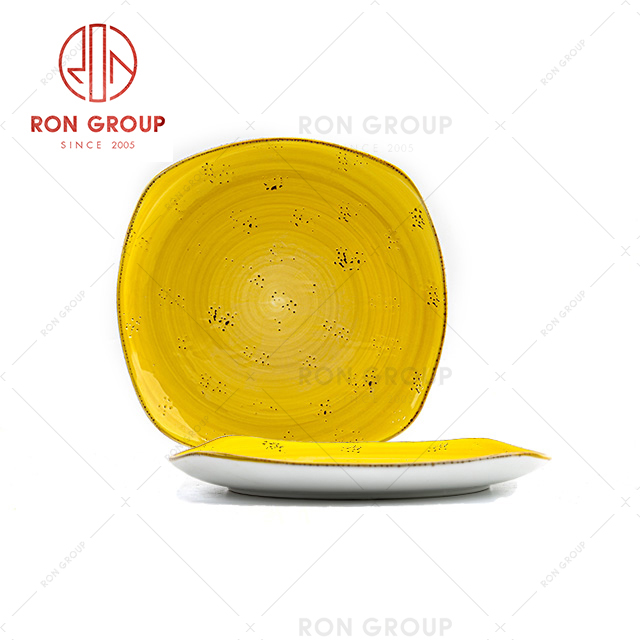 Dessert shop use cheap porcelain plate italian tableware unbreakable dishes plates