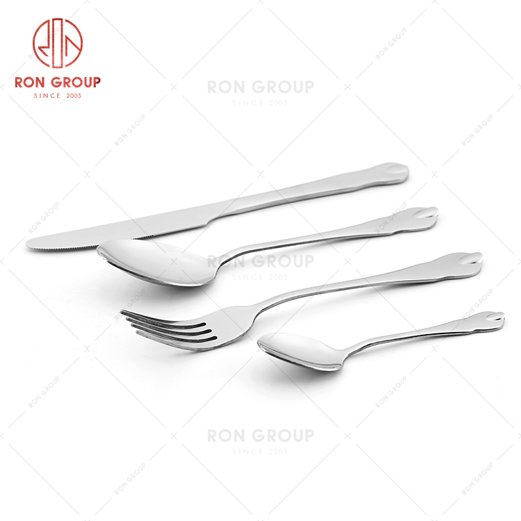Creative design restaurant tableware hotel activity cutlery dinner knife fork spoon