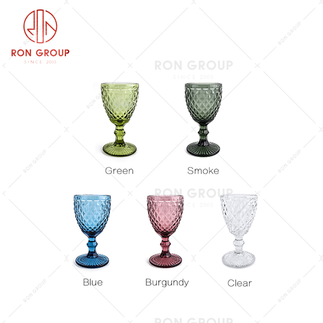 Lingge design trendy restaurant tableware hotel conference wine cup