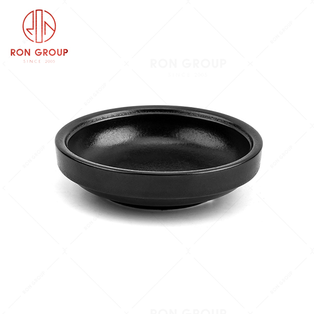 Anti scalding thickened restaurant tableware classic frosted sauce plate