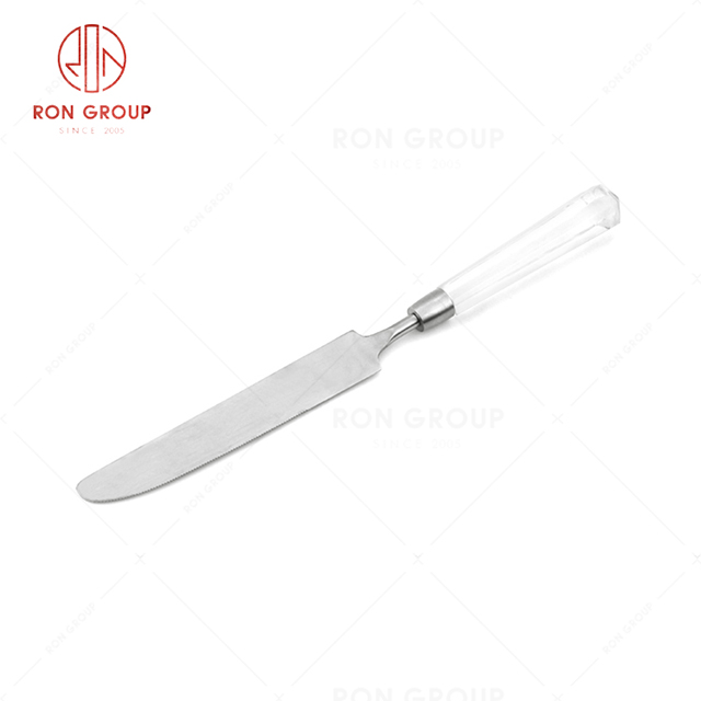 RN0068E00850  Unique Design Durable Diamond Handle Stainless Steel Table Knife