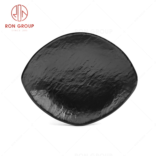 New arrival irregular restaurant dinner porcelain tableware hotel plate