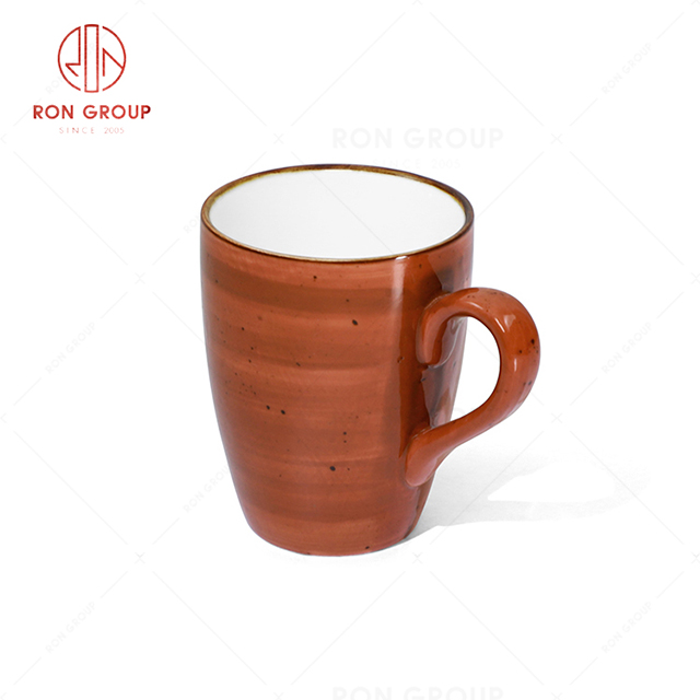 RN0037P03644 Wholesale Chip Proof Porcelain Tomato Jam Series  Mug