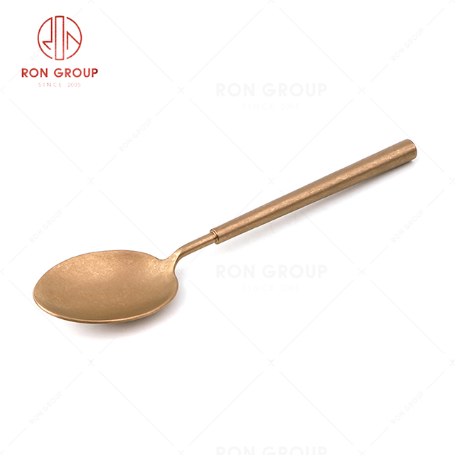 RN0178E00104 Hot Sale High Quality Exquisite Stainless Steel Barton Series--  Dessert Spoon