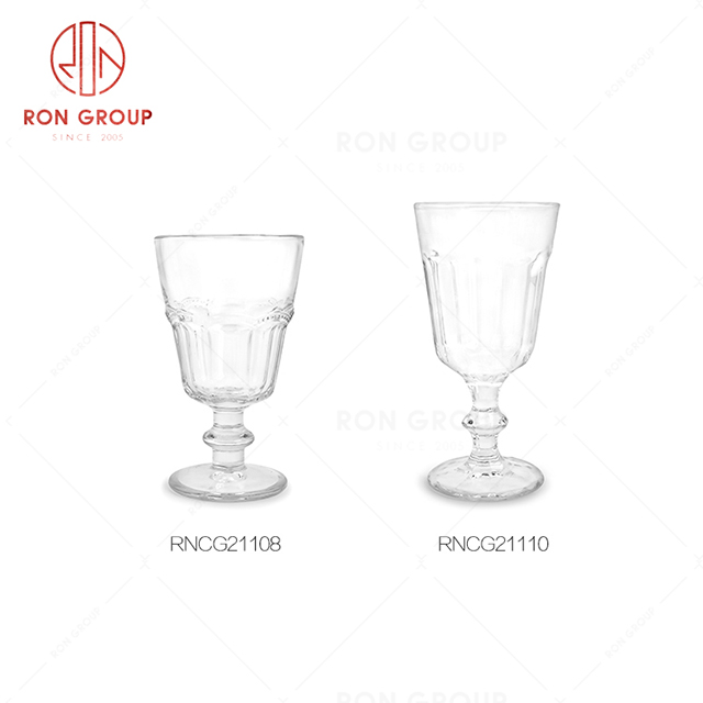 Superior hotel evening party foreign wine glasses chinese restaurant exquisite glasses