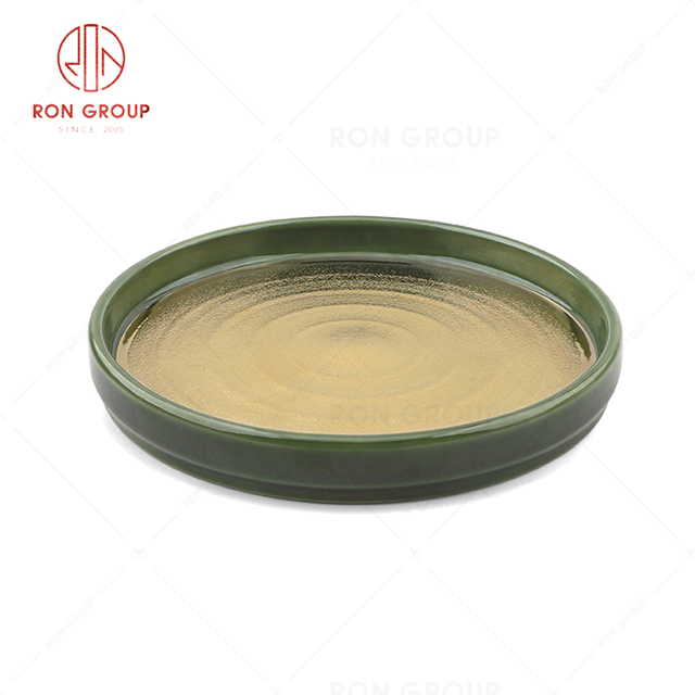 RN0660P00726 Wholesale High Quality Exquisite Porcelain  Round Plate