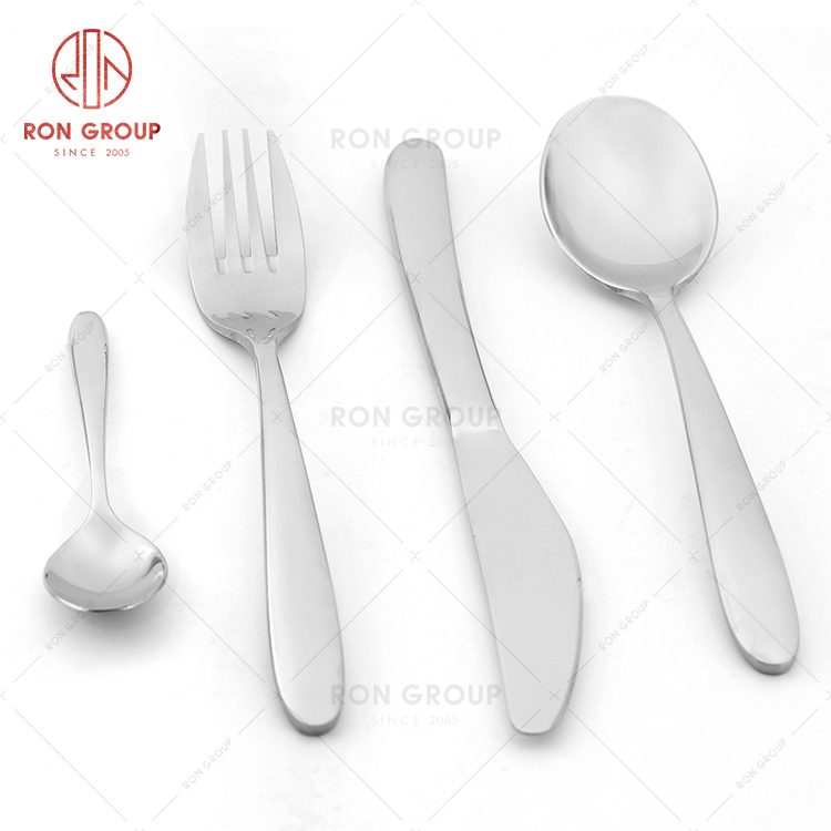 Amazon hot selling restaurant tableware hotel cutlery supplies knives forks spoons