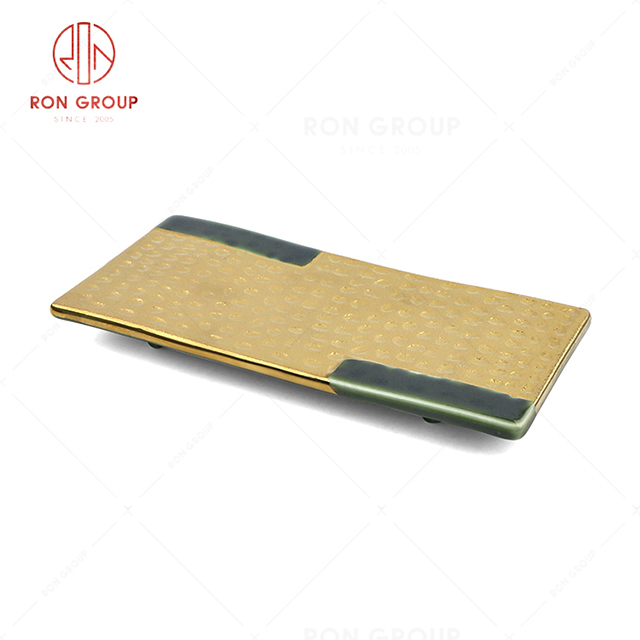 RN0660P00721  Hot Sale High Quality Exquisite Ceramic  Rectangular Plate