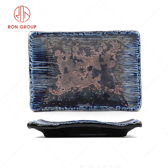 RN0660P00364 Wholesale High Quality Exquisite and Practical  Ceramic  Rectangular Plate