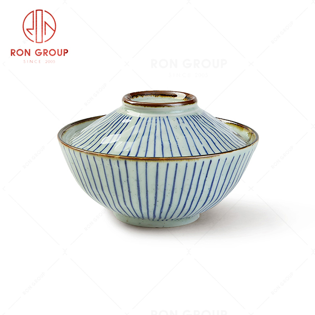 Medium hot selling restaurant ceramic tableware fine rain series trueen