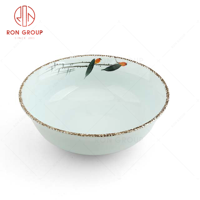 RonGroup Hand Drawing Magple Sophisticated  Design Tableware  Collection - Ceramic Dinnerware  Bowl 