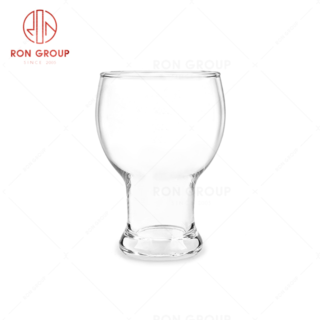 Chinese restaurants commonly used drink ware hotel special shapes glass cup