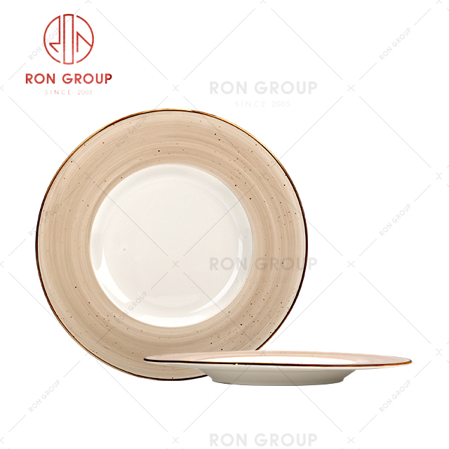 Commercial Restaurant Dinnerware Extra Thin Round Dish Commercial Restaurant Dinnerware flat plate
