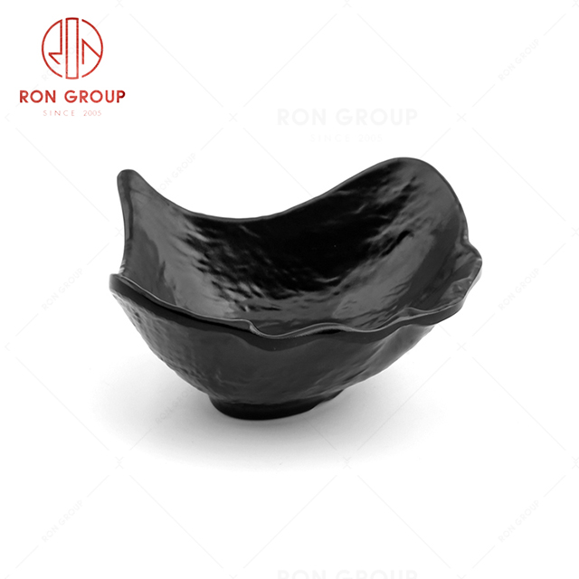Trendy design restaurant dessert fruit tableware irregular bowl