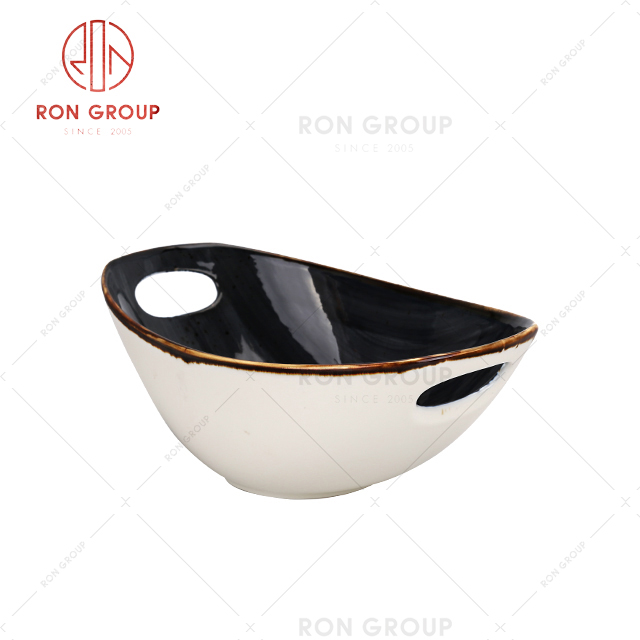 unique design wholesale porcelain kitchenware tableware ceramic sauce dessert bowl