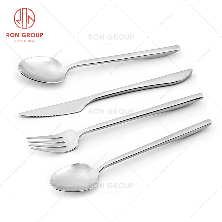 Manufacturer directly sells high-quality restaurant tableware hotel common cutlery knive fork spoon