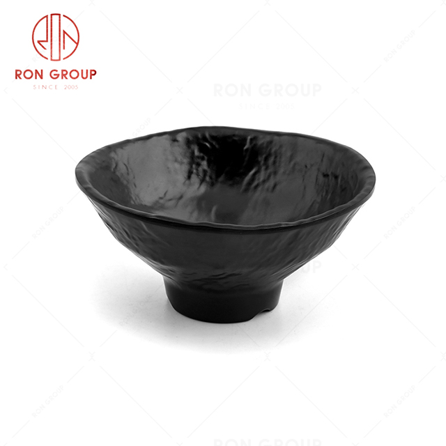  High repurchase rate restaurant tableware noodles rice salad round bowl