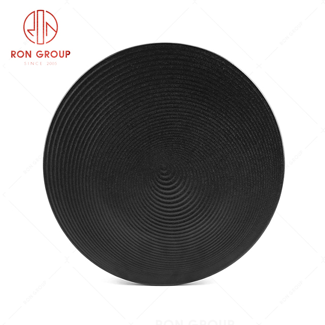 Affordable high-quality restaurant supporting  tableware dinner frosted flat round plate