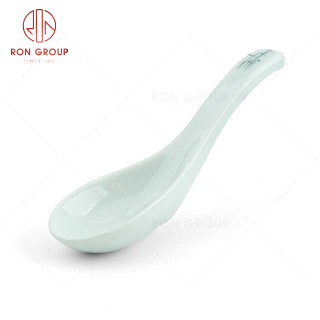 RonGroup Hand Drawing Magple Sophisticated  Design Tableware  Collection - Ceramic Dinnerware Spoon 