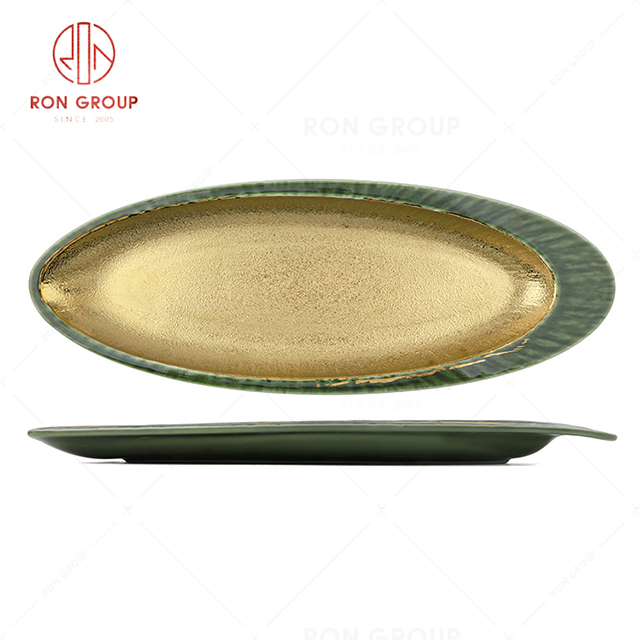RN0660P00645  Wholesale High Quality Exquisite Porcelain Fish Plate