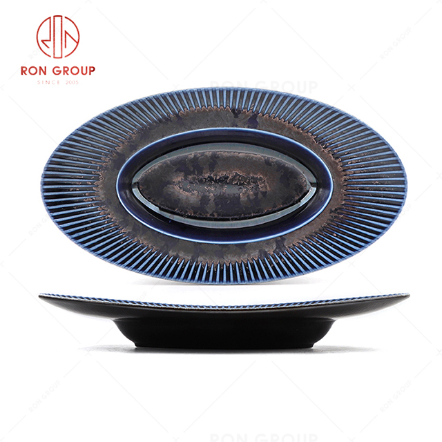 RN0660P00403  Wholesale High Quality Unique  Ceramic Yuanbao Bowl