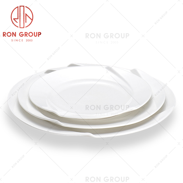 Specially designed restaurant party tableware hotel event souvenir ceramic plate