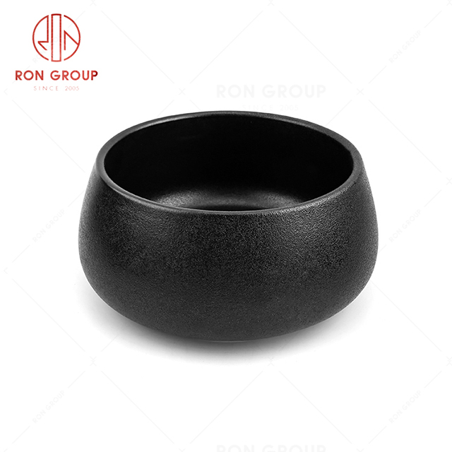 Green material fired frosted high-quality restaurant tableware soup rice bowl