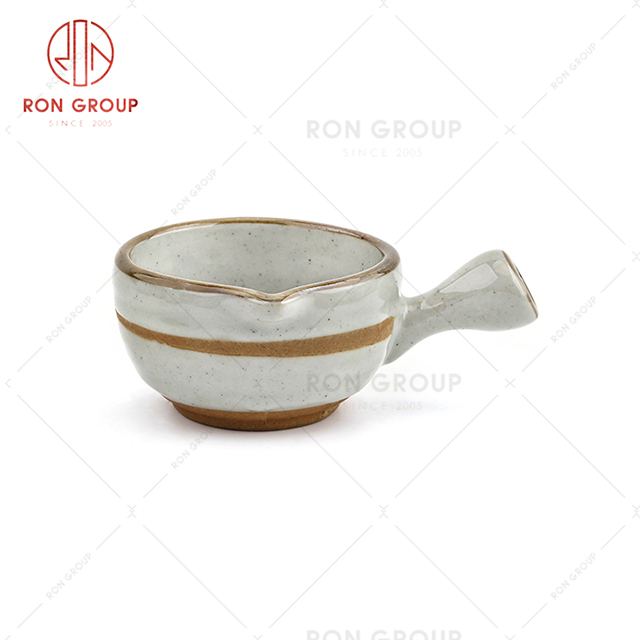 Exquisite restaurant tableware Japanese hotel ceramic dinnerware sauce bowl