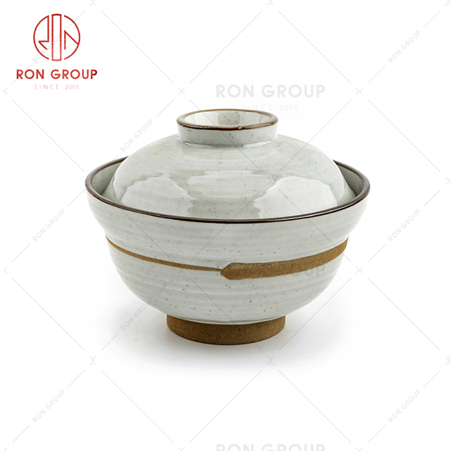 Star hotel dustproof tableware restaurant teahouse practical tableware ceramic cup