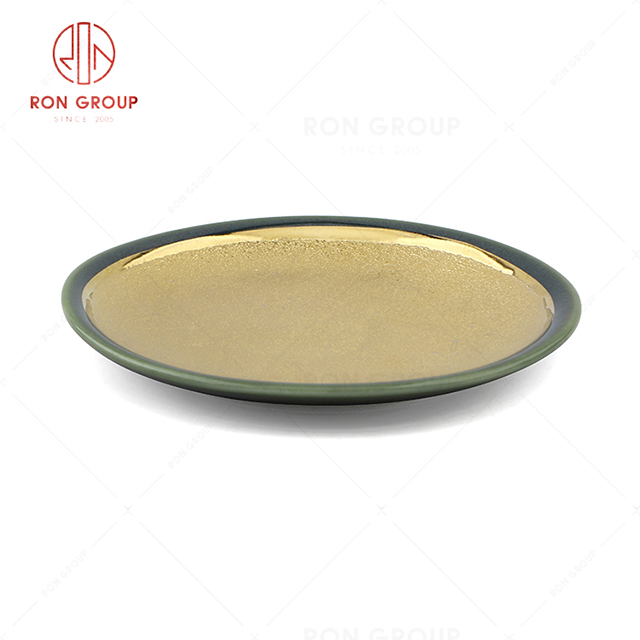 RN0660P00644 Hot Sale Unique Design Porcelain Striped Plate