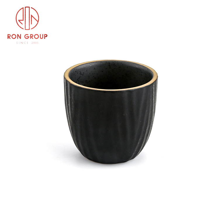 High quality Asian style dinnerware set restaurant hotel supplies ceramic blade grain cup