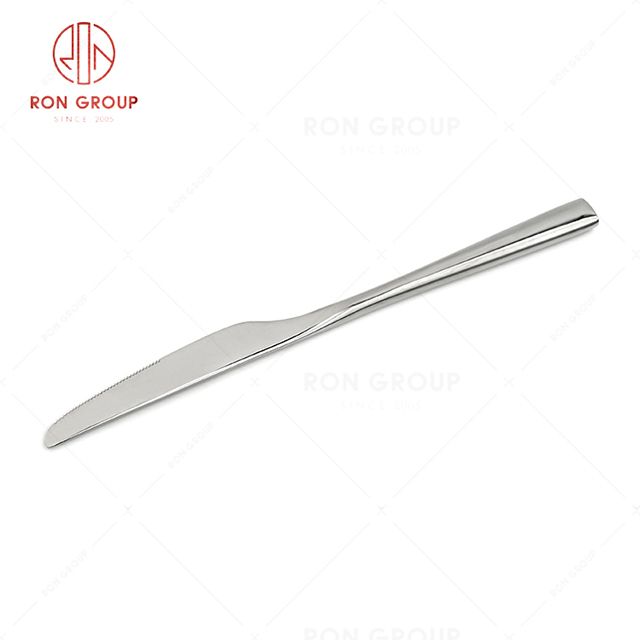 RN0178E00397 Wholesale High Quality Silver Stainless Steel Cutlery New Era Series --Table Knife