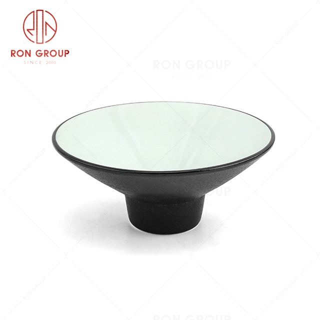 Japanese retro ceramic hotel restaurant frosted tableware deep bowl