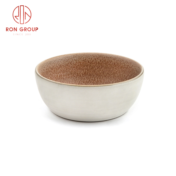 Hot sale Asian style ceramic dinnerware set restaurant hotel supplies ceramic soup rice bowl