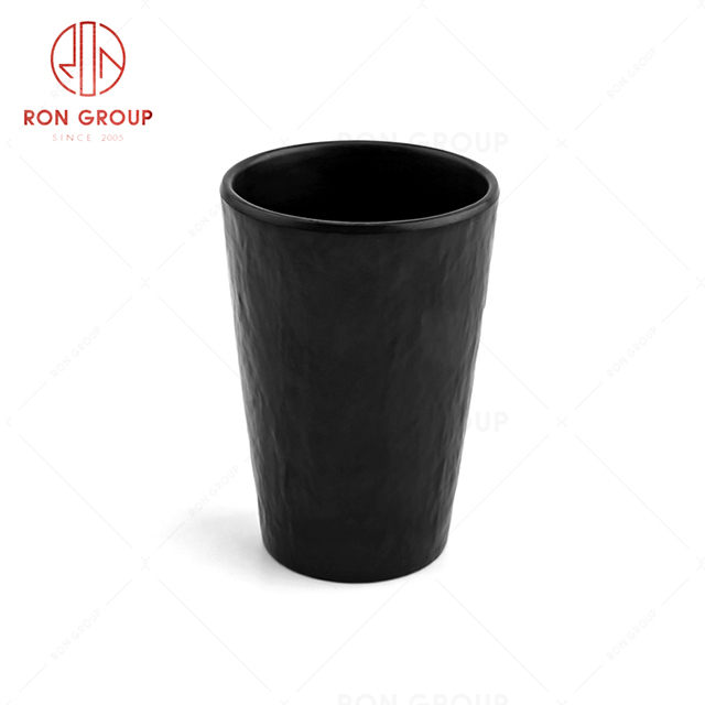 Pure black classic style restaurant tableware bar juice wine water cup