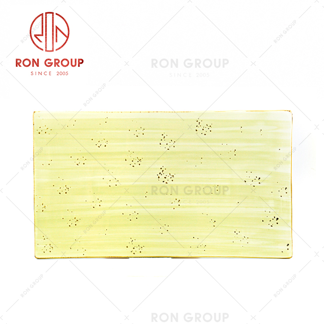 Restaurant High Strengthened Porcelain Ceramic rectangular Plate
