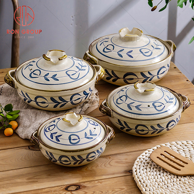 Hand painted Japanese rice bowl, steamed small bowl, Vegetable Bowl, wine bowl, ceramic meat bowl, commercial coarse pottery
